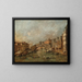 Le pont du Rialto et la Riva del Vin à Venise - Francesco Guardi — inramlat konstverk på väggen