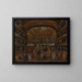 L'intérieur du Teatro San Benedetto à Venise lors du bal de 1782 en l'honneur des Conti del Nord - Francesco Guardi — inramlat konstverk på väggen