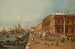 Venise, le Molo avec la Libreria, la Punta della Dogana et Santa Maria della Salute - Francesco Guardi — vy av konstverket