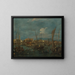 Venise depuis le Bacino di San Marco - Francesco Guardi — inramlat konstverk på väggen
