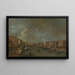 Vue du Grand Canal depuis le Pont de Rialto - Francesco Guardi — inramlat konstverk på väggen