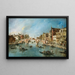 Vue sur le canal Cannaregio, Venise - Francesco Guardi — inramlat konstverk på väggen