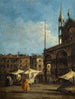 Vue de la place Saint - Marc à Venise - Francesco Guardi — vy av konstverket