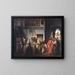 Le retrait des deux Foscari - Francesco Hayez — inramlat konstverk på väggen