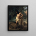 Samson och lejonet - Francesco Hayez — inramlat konstverk på väggen