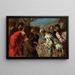 Joseph såld av sina bröder - Francesco Maffei — inramlat konstverk på väggen