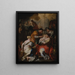 La Naissance de la Vierge - Francesco Solimena — inramlat konstverk på väggen