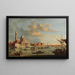 Le Bassin de Saint-Marc avec San Giorgio Maggiore Venise - Francesco Tironi — inramlat konstverk på väggen