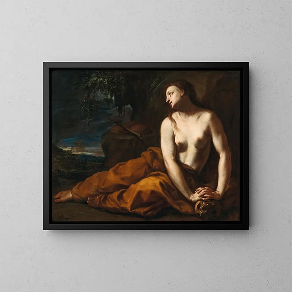 Marie de l'Égypte - Francesco Trevisani — inramlat konstverk på väggen