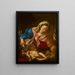 La Vierge à l'Enfant avec le petit saint Jean-Baptiste - Francesco Trevisani — inramlat konstverk på väggen