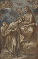 Le Couronnement de la Vierge - Francesco Vanni — vy av konstverket