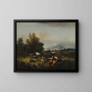 Francesco Zuccarelli - Paesaggio con la mungitura.webp