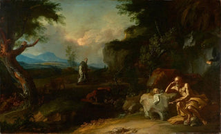 Francesco de Mura - Saint Anthony Visiting Saint Paul of Thebes in the Desert.webp