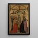 La Crucifixion - Francescuccio Ghissi — inramlat konstverk på väggen