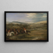 La chasse de Berkeley 1842 Plein cri - Francis Calcraft Turner — inramlat konstverk på väggen