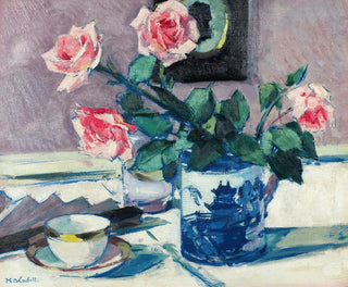 Francis Campbell Boileau Cadell - Pink Roses.webp
