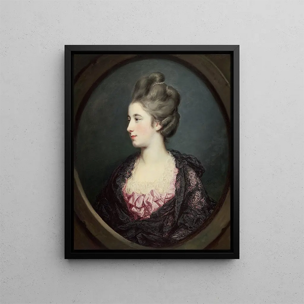 Mme Thomas Horne - Francis Cotes — inramlat konstverk på väggen