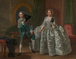 Francis Hayman - David Garrick and Mrs Pritchard in Benjamin Hoadleys The Suspicious Husband.webp