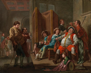 Francis Hayman - Falstaff Recruits from Shakespeares Henry IV Part II Act III.webp