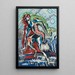 Baigneuse - Francis Picabia — inramlat konstverk på väggen