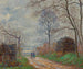 Chemin des Sablons à Moret - Francis Picabia — vy av konstverket