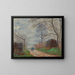 Chemin des Sablons à Moret - Francis Picabia — inramlat konstverk på väggen