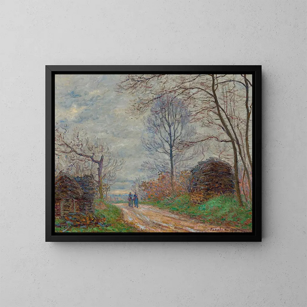 Chemin des Sablons à Moret - Francis Picabia — inramlat konstverk på väggen