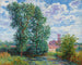 Effet de soleil par temps d'orage à Larchant - Francis Picabia — vy av konstverket