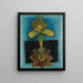 La fleur - Francis Picabia — inramlat konstverk på väggen