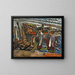 Le Port - Francis Picabia — inramlat konstverk på väggen