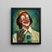 Le clown - Francis Picabia — inramlat konstverk på väggen