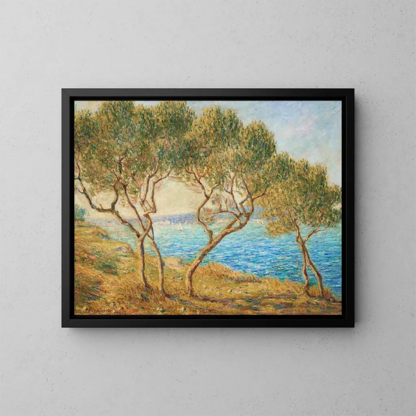 Les oliviers, effet de soleil à Martigues - Francis Picabia — inramlat konstverk på väggen
