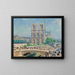 Notre-Dame under solens påverkan - Francis Picabia — inramlat konstverk på väggen