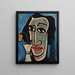 Pote espagnol - Francis Picabia — inramlat konstverk på väggen