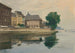 Otydlig titel La Seine och Institut de France Paris - Francis Picabia — vy av konstverket