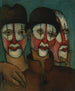 Tre mimare - Francis Picabia — vy av konstverket