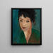 Tête de femme - Francis Picabia — inramlat konstverk på väggen