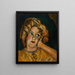 Oskapat konsttryck - Francis Picabia — inramlat konstverk på väggen