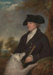 Capitaine Stevens - Francis Wheatley — inramlat konstverk på väggen