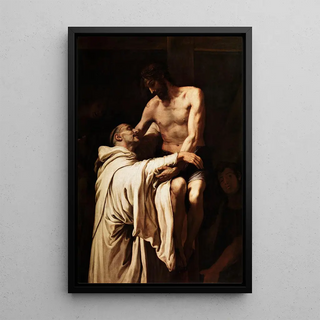 Francisco Ribalta - St Bernard Embraces Christ.webp