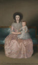 Comtesse d'Altamira och hennes dotter María Agustina - Francisco de Goya — vy av konstverket