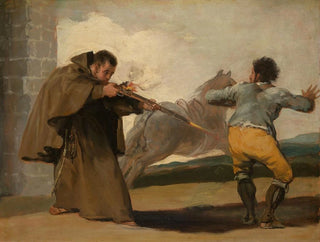 Francisco de Goya - Friar Pedro Shoots El Maragato as His Horse Runs Off.webp