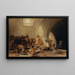 L'Asile - Francisco de Goya — inramlat konstverk på väggen