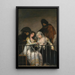 Majas sur un balcon - Francisco de Goya — inramlat konstverk på väggen