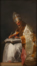 Saint Grégoire le Grand Pape - Francisco de Goya — vy av konstverket