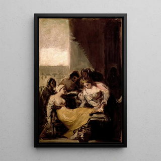 Francisco de Goya - Saint Isabel of Portugal Healing the Wounds of a Sick Woman.webp