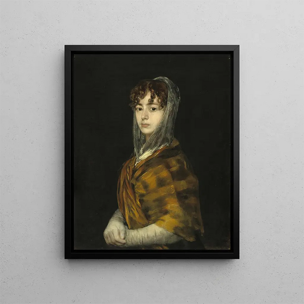Mme Sabasa García - Francisco de Goya — inramlat konstverk på väggen