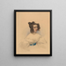 Thérèse Comtesse Gamba-Guicioli - François Théodore Rochard — inramlat konstverk på väggen
