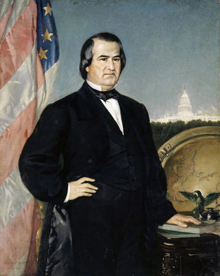 Frank Buchser - Portrait of the American President Andrew Johnson.webp