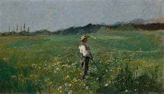 Frank Buchser - Reaper in a Flowery Meadow.webp